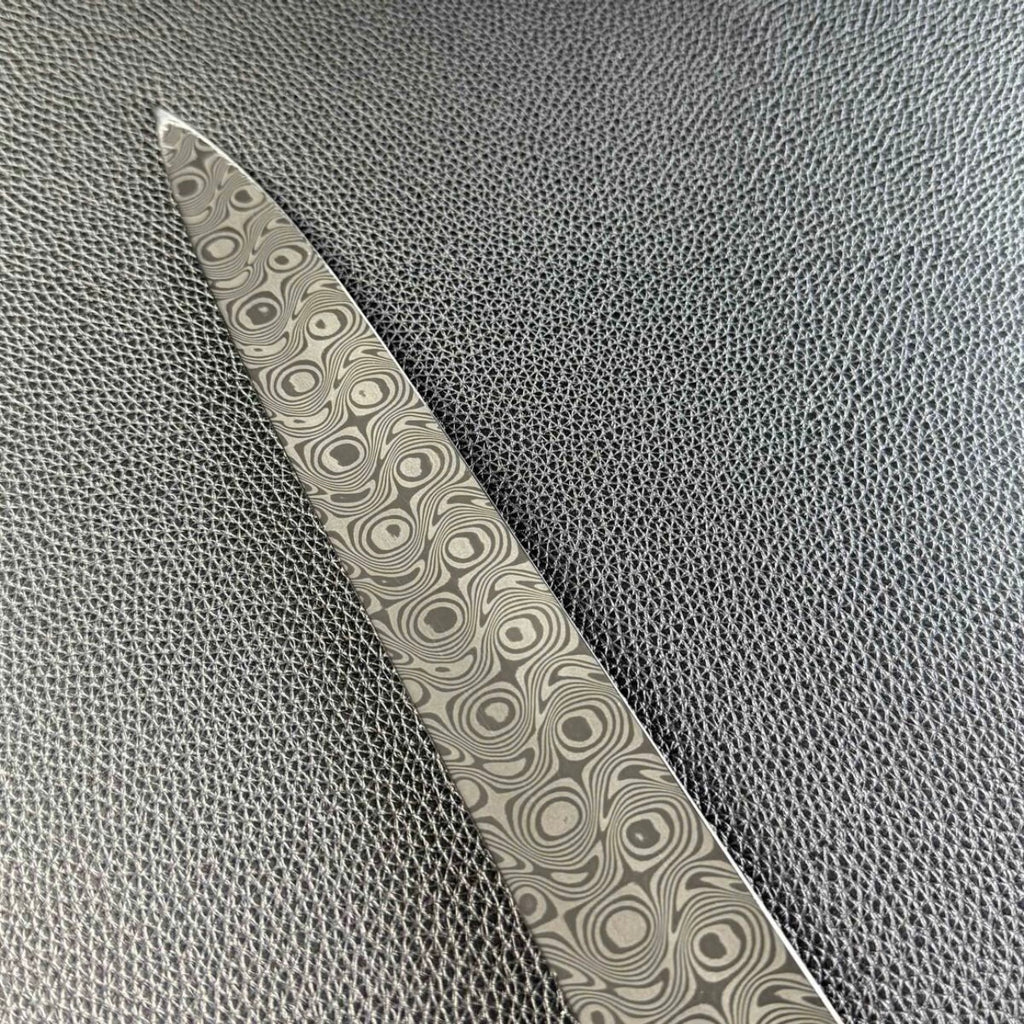 Damascus Yanagiba 270mm — 105-Layer Deep Ocean Wave