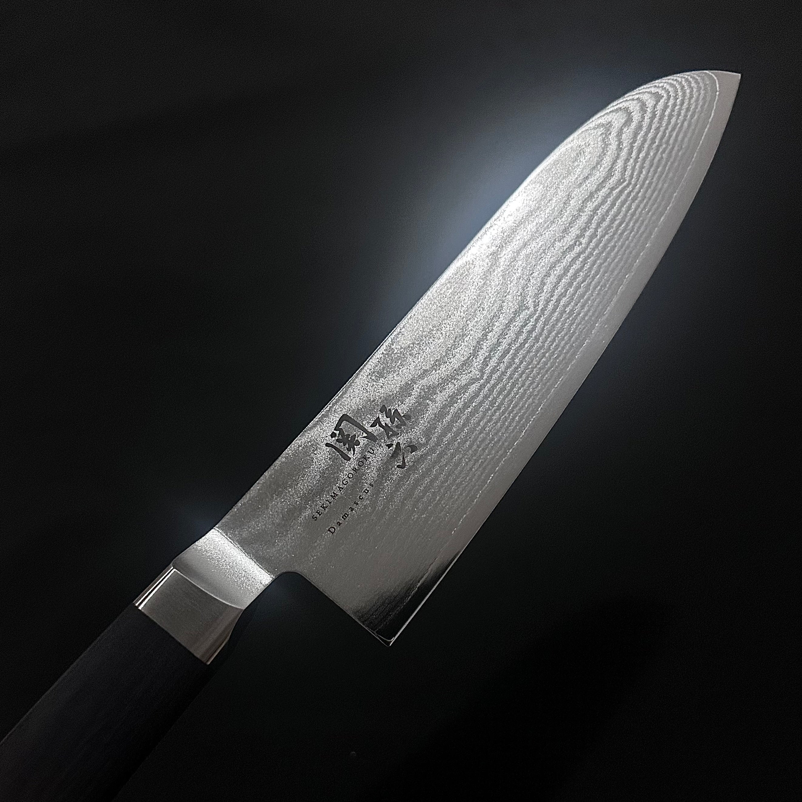 Seki Magoroku Damascus Santoku knife 165mm